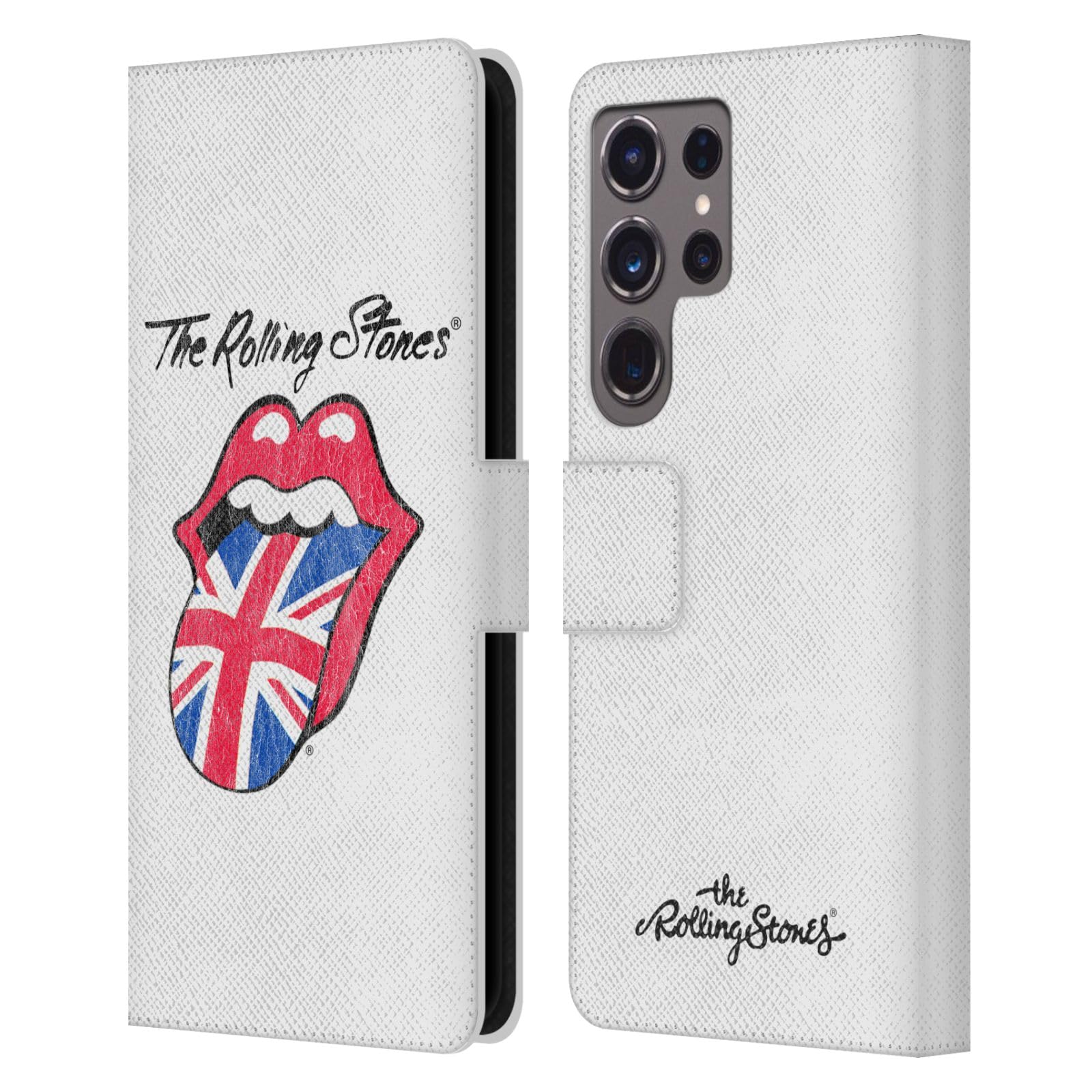 Funda libro Samsung Galaxy S24 Ultra 5G acabado cuero The Rolling Stones 7