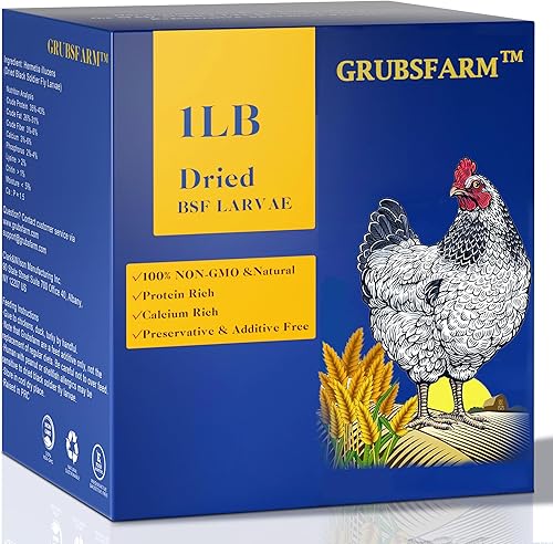 Vista 16 de Superior a los gusanos secos de la harina para pollos 5 libras - 85 veces más calcio que los gusanos de la harina - Alimento para pollo sin OMG