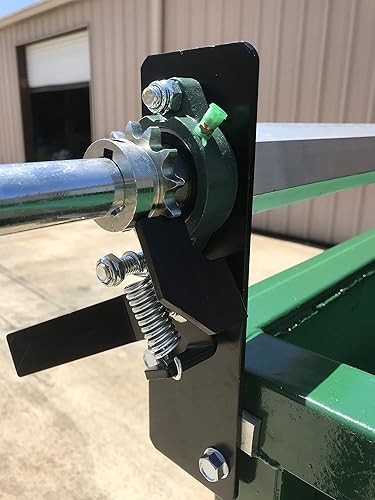 Miniatura 3 de Kym Industries Inc. - Kit de rodillos para lona de paisaje con manivela de malla para camión volquete o remolque (malla, 7 pies 6 pulgadas x 14 pies)