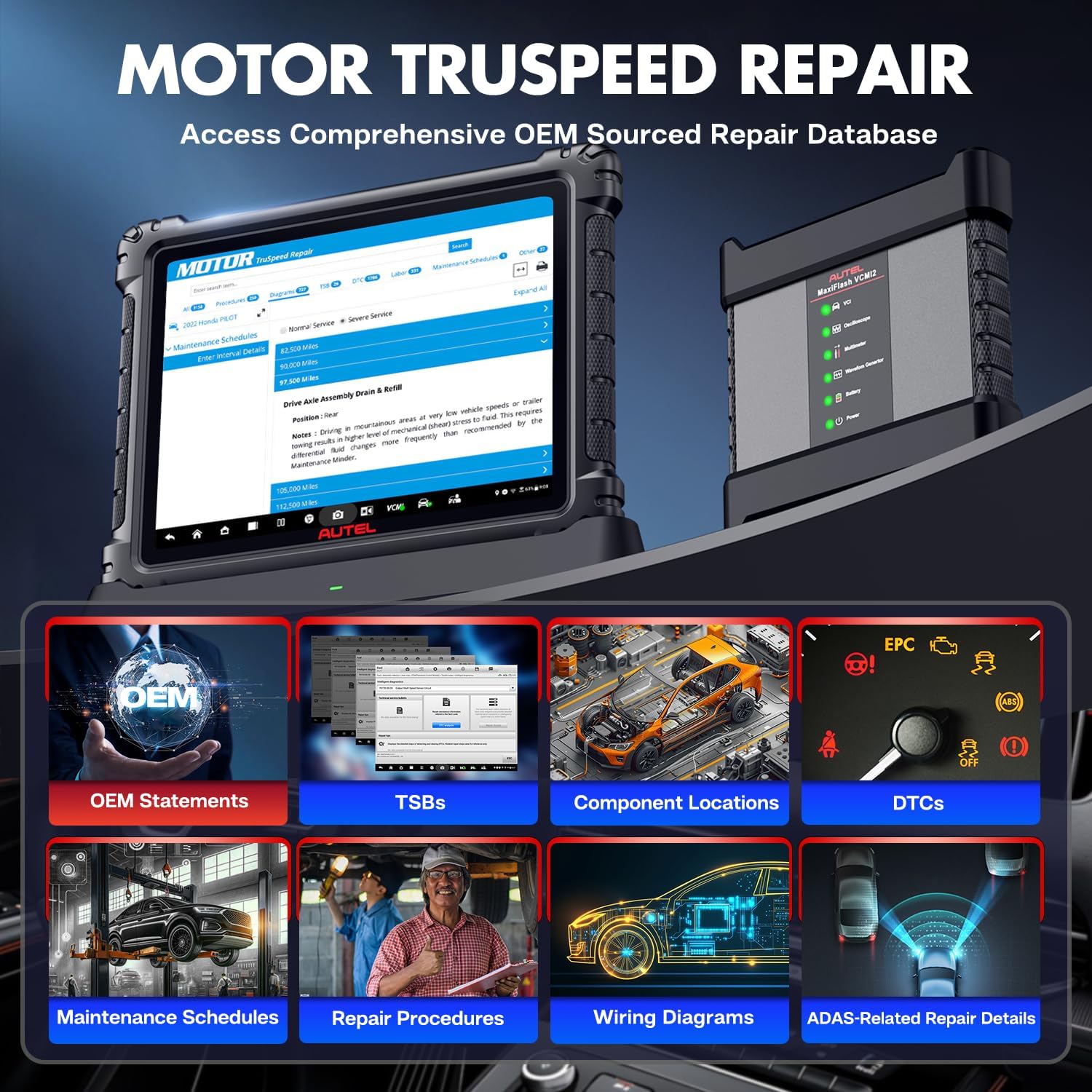 Autel MaxiSYS Ultra S2 AI Scanner, 2026 UltraS2 Top Intelligent Up of MS919 S2 MS909S2 Ultra EV MSUltra, [3000$] 6IN1 VCMI2, Topology 3.0 PID Analysis Multi-Point DVI, Motor TruSpeed EV Test 48 Resets