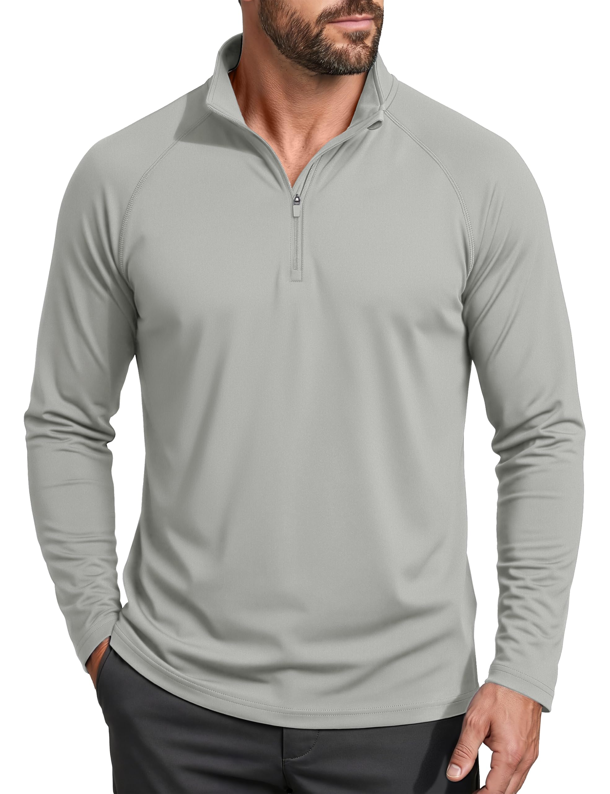 MAGCOMSEN 1/4 Zip Sun Shirt