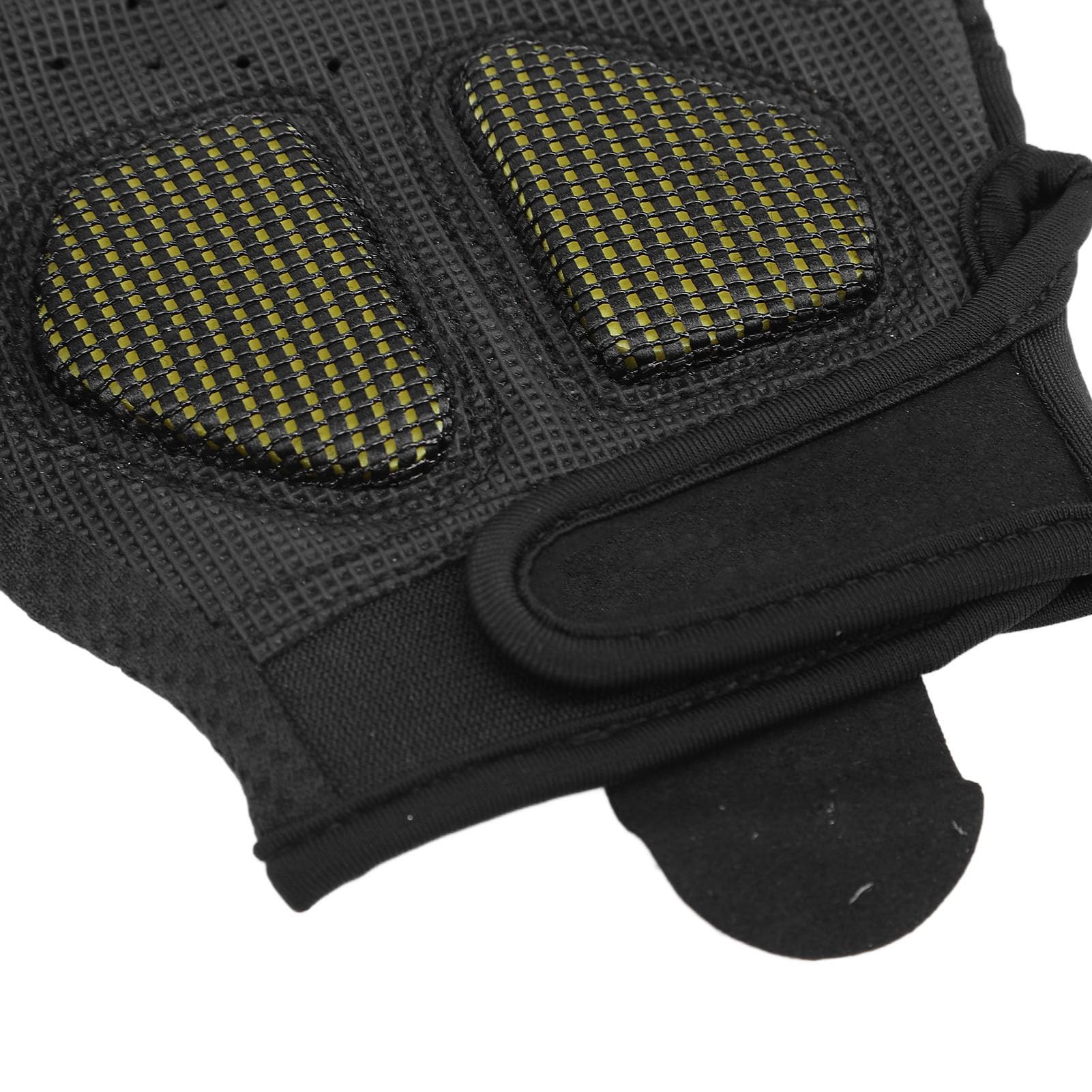 Guantes de Ciclismo Negros de Medio Dedo, Guantes para Bicicleta de Carretera, Transpirables, Antideslizantes y con absorción de Impactos, con Palma de PU, Ideales para Montar en