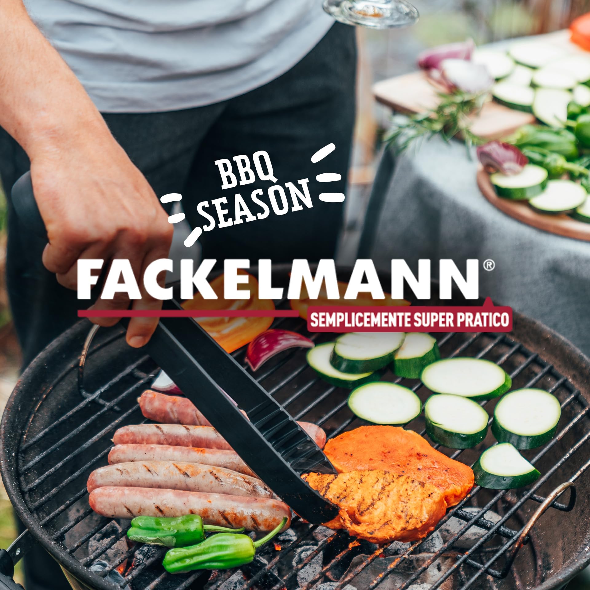 FACKELMANN Termometro per Carne e arrosti, Food&More (Colore: Argento), quantità: 1 Pezzo