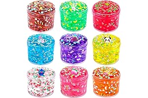 9 Pack Clear Crystal Slime: Your Ultimate DIY Party Favor