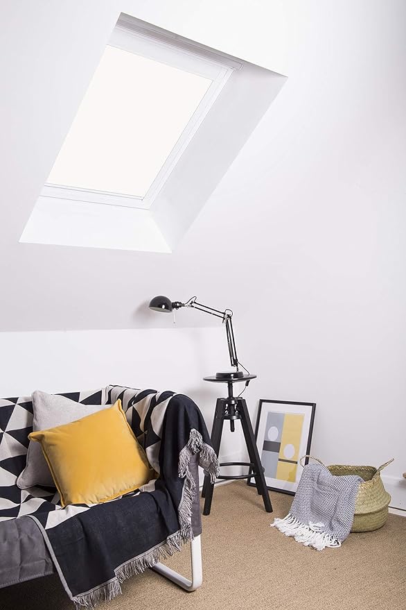 Per Lucernari Velux Blockout, Alluminio, Acrilico, Tessuto, Crema, FK06