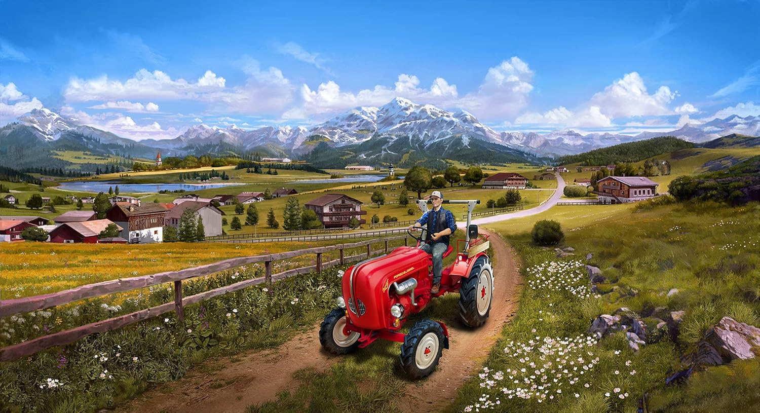 1/24 Set Porsche Junior 108 Farming Simulator Edition (easy-click) Revell 67823