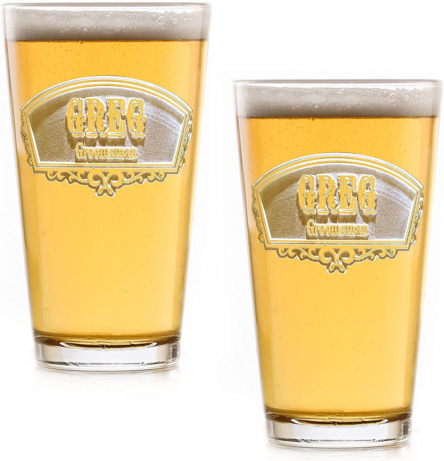 Groomsman Pub Glasses (Single 1)