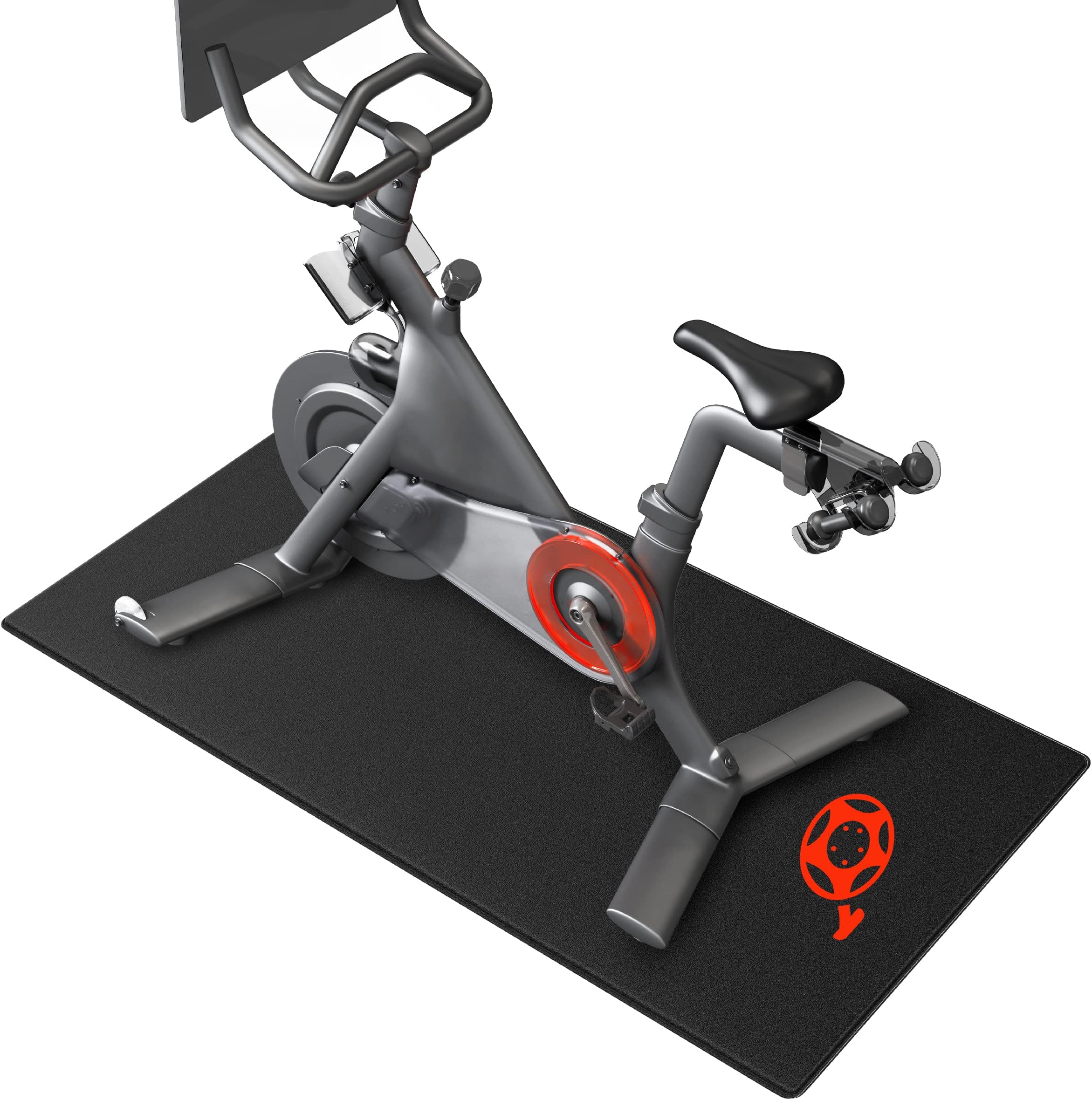 Bike Mat Exercise Bike Mat,Treadmill Mat for Carpet & Hardwood Floors,Mats for Gym