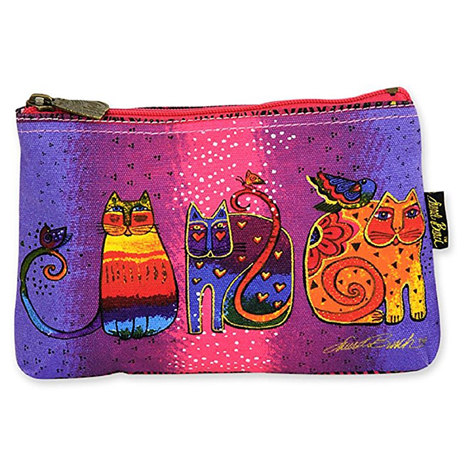 Sun N Sand Laurel BurchLaurel Burch Feline Minis Cosmetic Bag (Multi/Red E)