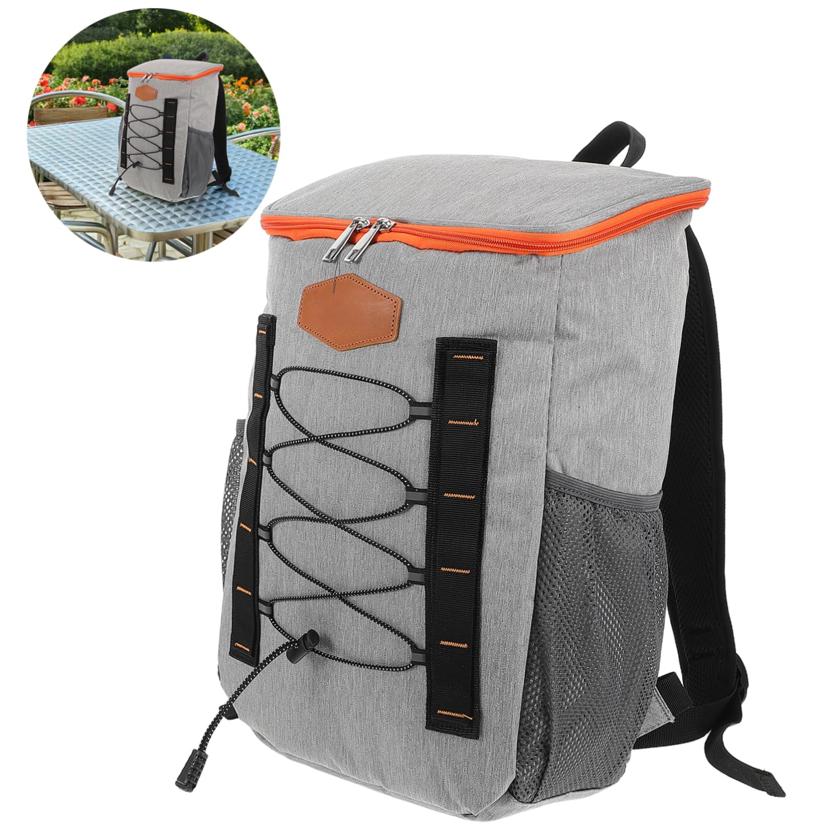 POPETPOP Zaino Refrigerato Capacità Ampia per Picnic e Campeggio Mantiene Cibo e Bevande Temperatura Ottimale Design Ergonomico e Versatile
