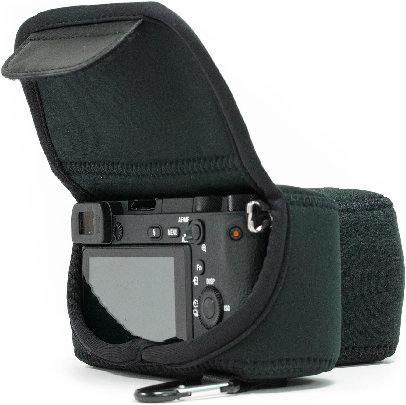 MegaGear MG1499 Sony Alpha A6400، A6500 (18-135mm) مورد دوربین فوق العاده نور Neoprene - سیاه
