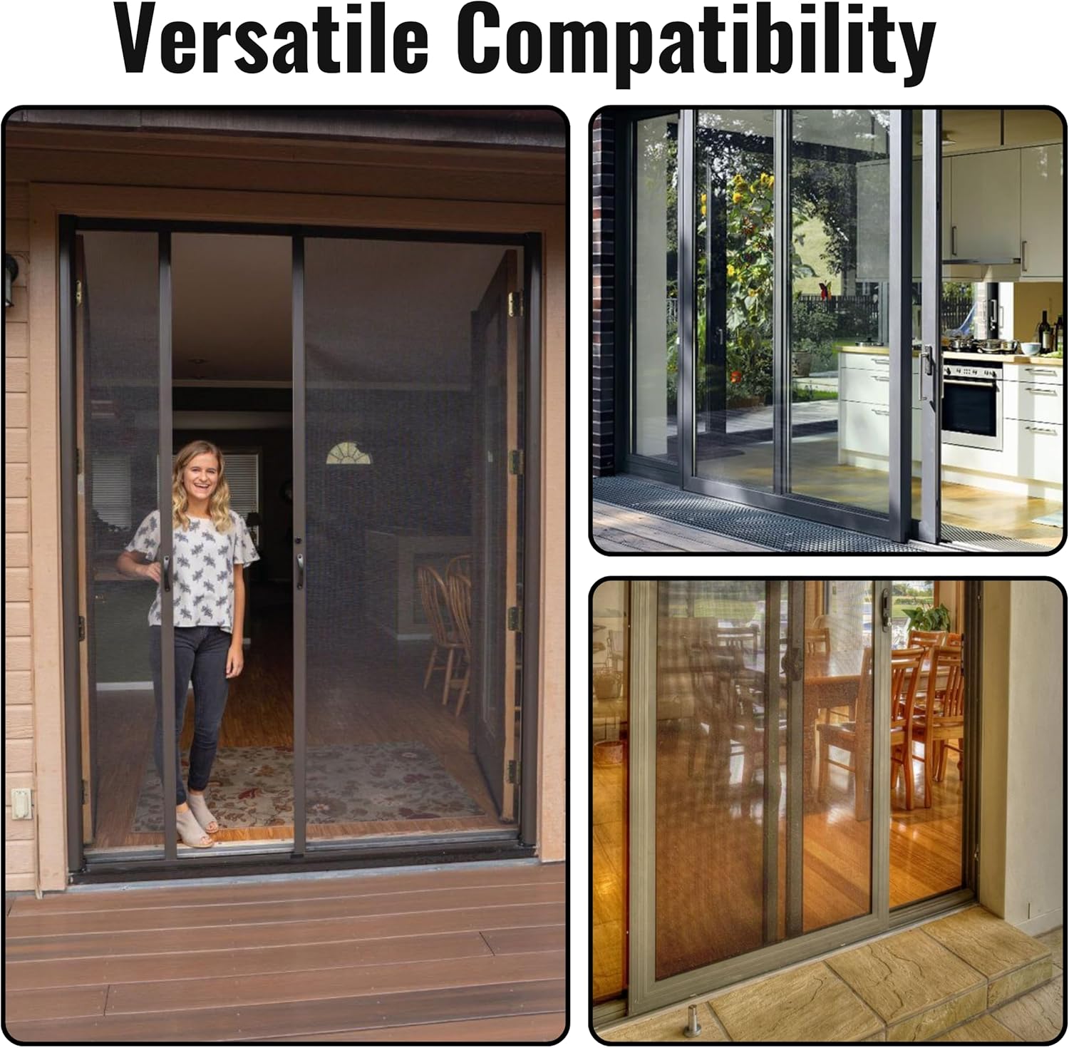 KC Hardware Aluminum Sliding Glass Door Bottom Replacement, Inverted V Track for Screen Doors- Satin Anodized (72 Inch (Pack of 1))