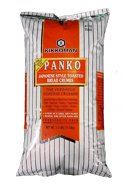 Kikkoman Panko Japanese Style Toasted Bread Crumbs Food Service Pack 2.5 lbs (1.13 kg)
