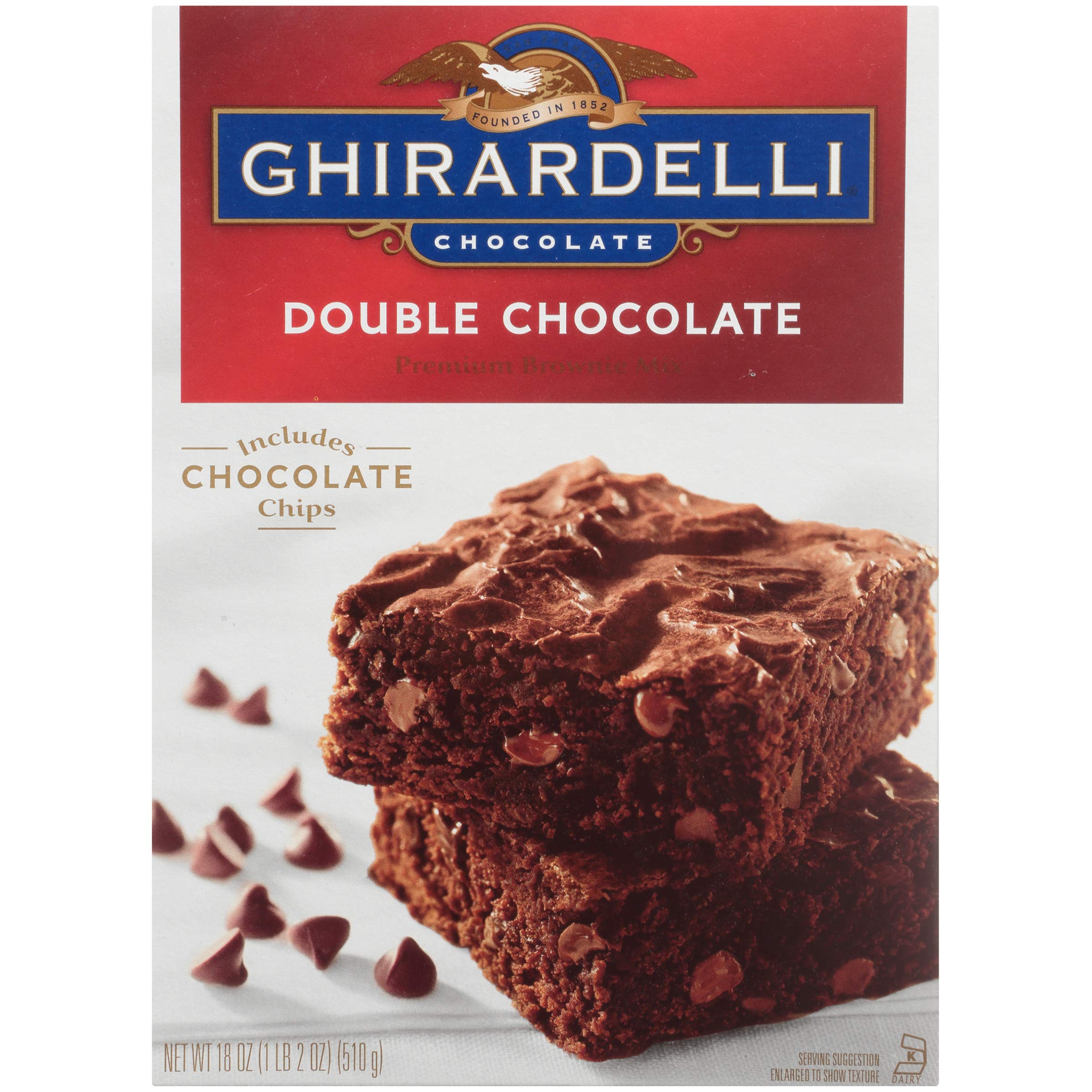 Ghirardelli Double Chocolate Brownie Mix, 18 Ounce (Pack of 12) Buy