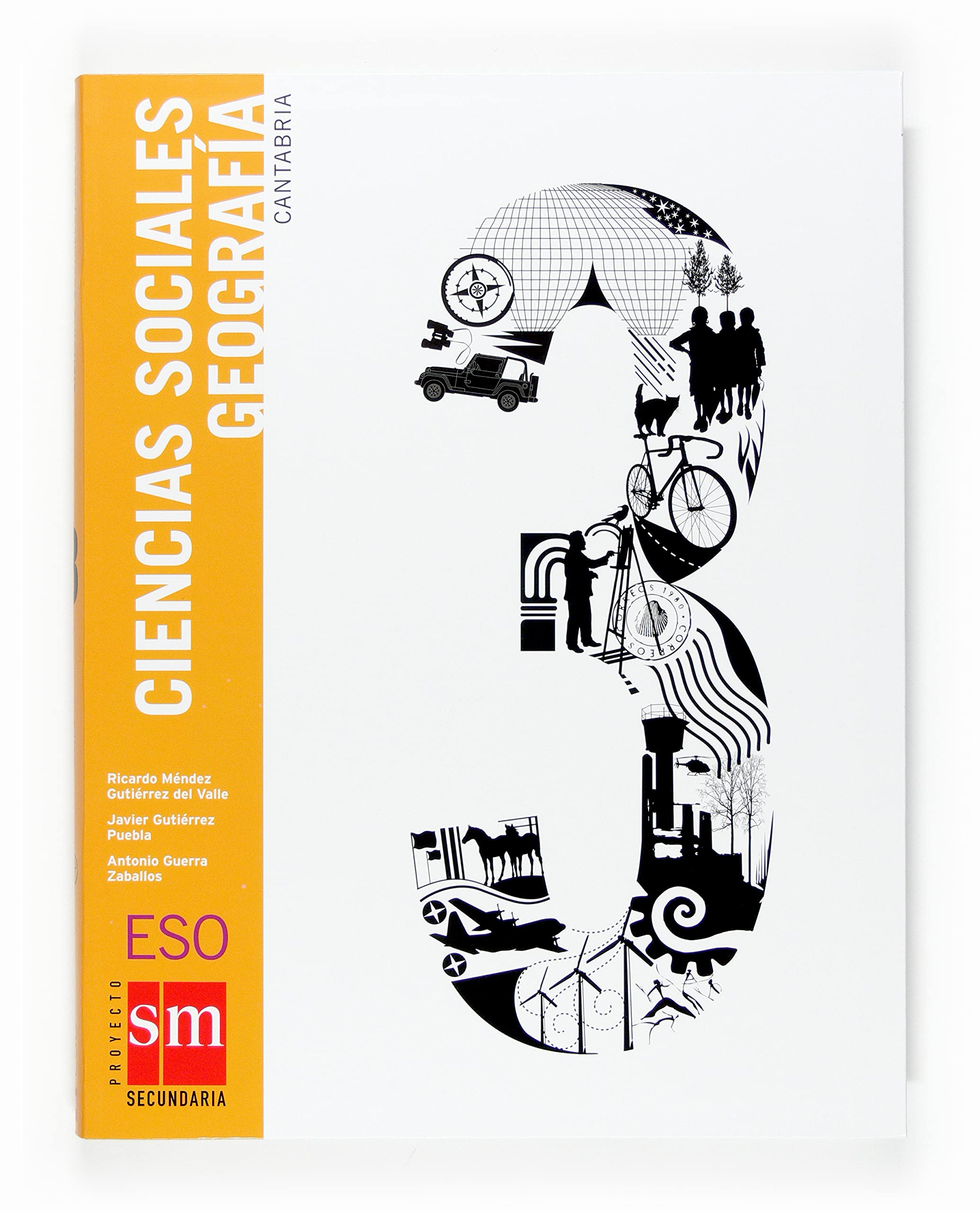 Ciencias sociales, geografía. 3 ESO. Cantabria - 9788467512557