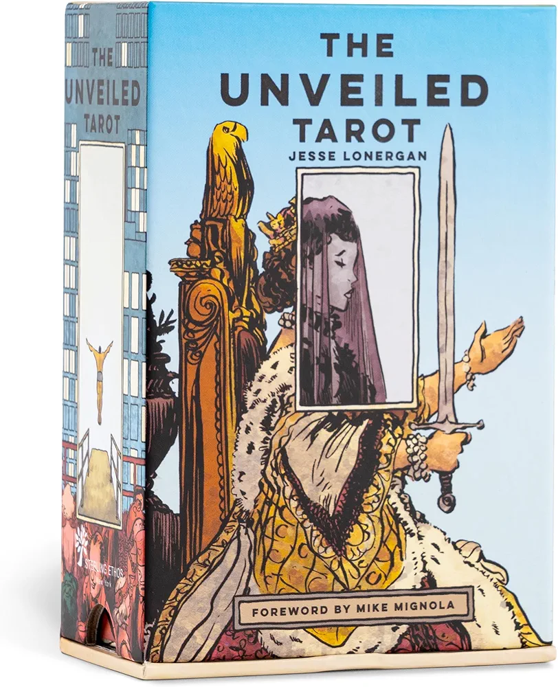 The Unveiled Tarot: An 80-Card Deck and Guidebook: Lonergan, Jesse, Mignola, Mike: 9781454955771: Amazon.com: Books