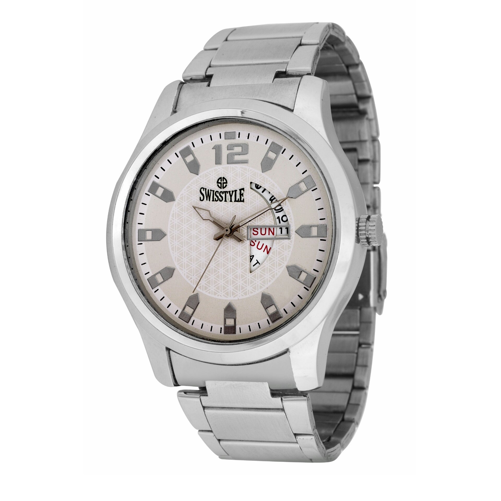 SWISSTYLE Analogue White Dial Mens Watch -Ss-Gr1180-Wht-Ch (B0114GZREC) Amazon Price History, Amazon Price Tracker