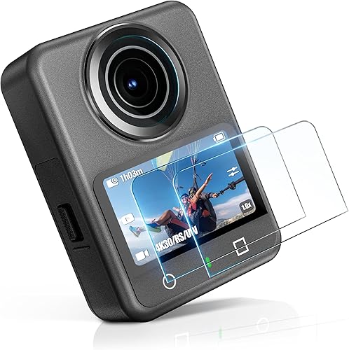 STARTRC PHOTO Protector de pantalla para accesorios de cámara DJI Osmo 360, película de vidrio templado Ultra HD para cámara Osmo 360, película