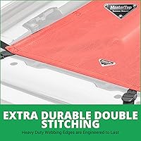 Vista 5 de MasterTop ShadeMaker Bimini Techo de Malla - Se Ajusta a Jeep Wrangler JL de 2 Puertas 2018-2023 - Parasol para Jeep Wrangler JL - Correas