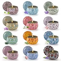 Obisesio Scented Candle Set, 12 Pack Candles for Home Scented