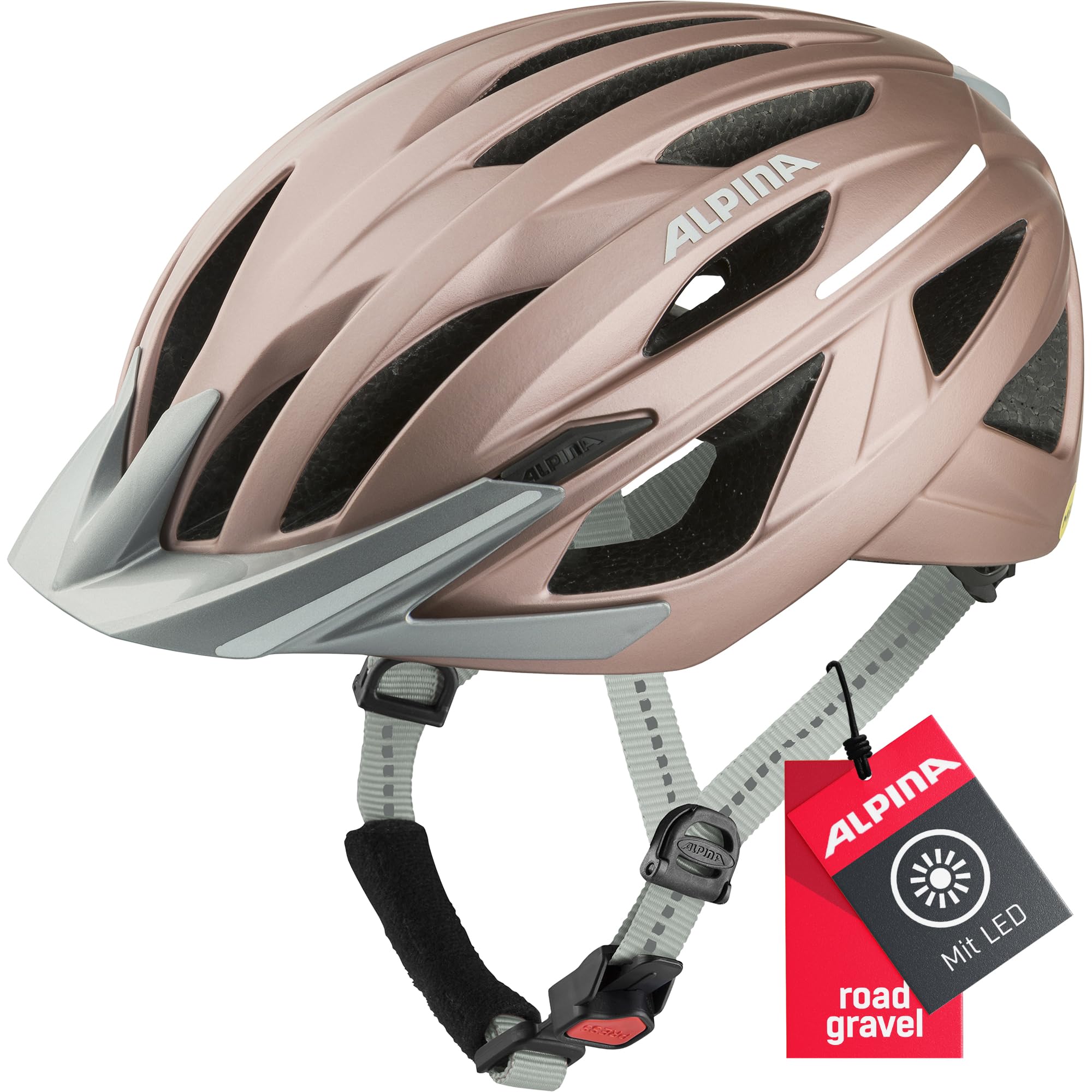 ALPINA GENT MIPS - Casco da ciclismo per adulti - rose matt - 55-59 cm