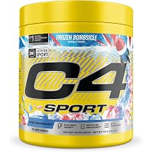 C4 Sport Pre Workout, 200mg Caffeine, Frozen Bombsicle, 14 Servings