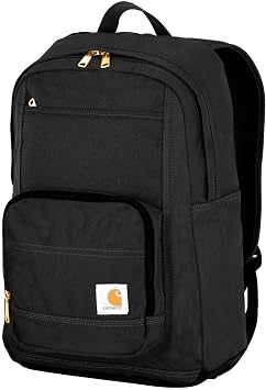 Carhartt Legacy Classic Work Backpack with Padded Laptop Sleeve, Black