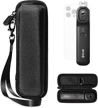 Alltravel Thermal Imager Organizing Case compatible with FLIR ONE EDGE PRO Wireless 160 120 IR camera Black