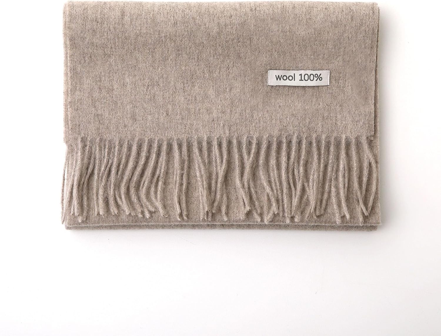 100% Wool Scarf - Men and Women Winter Warm Soft Luxurious Solid Colors Gift Box - Image 2