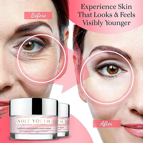 Miniatura 7 de Solè Youth - Crema hidratante hidratante antiedad avanzada para el cuidado de la piel para líneas finas y arrugas - Crema de producción de colágeno