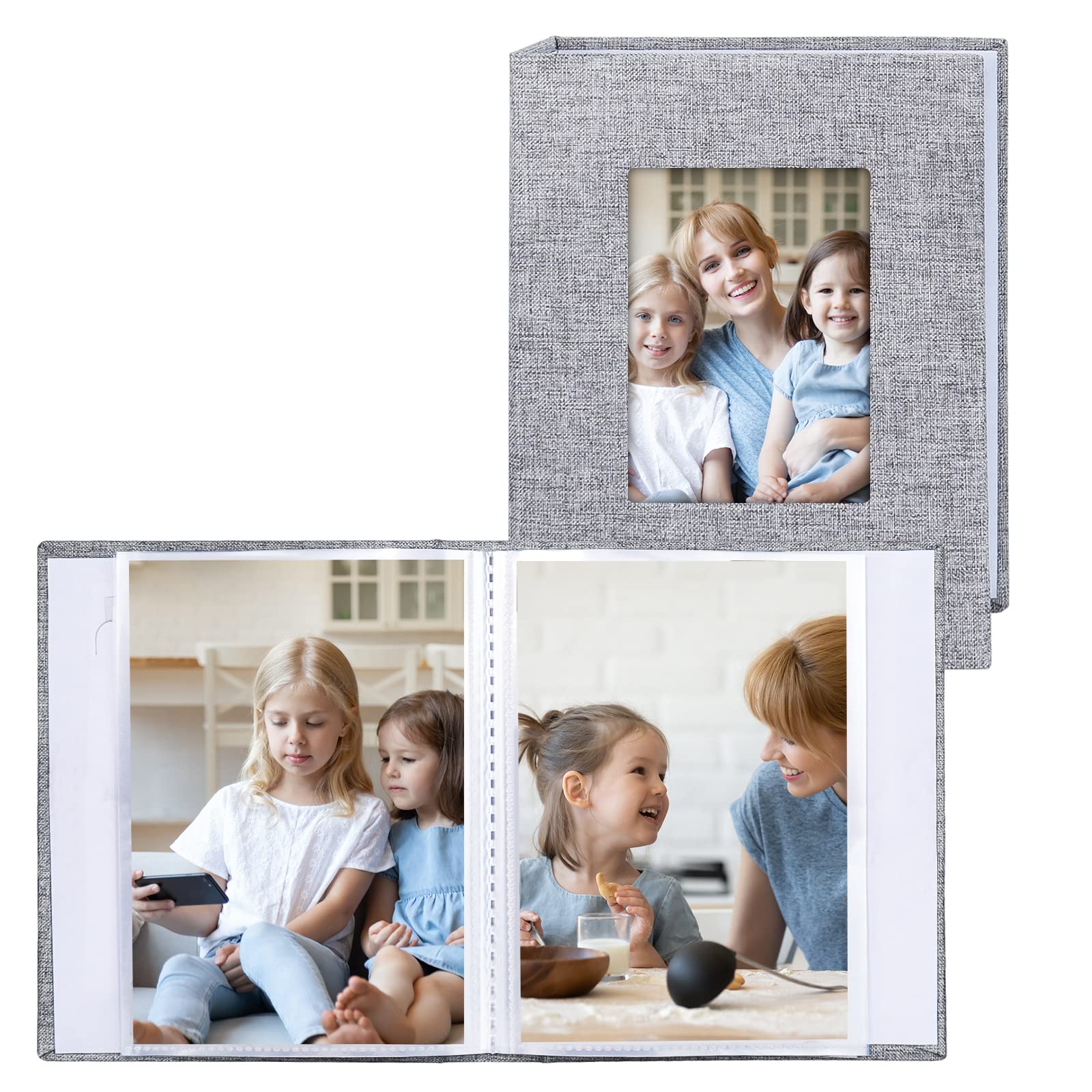 Small Photo Book 52 Pockets Vienrose Small Photo Album 3-Pack 5 X 7 ...