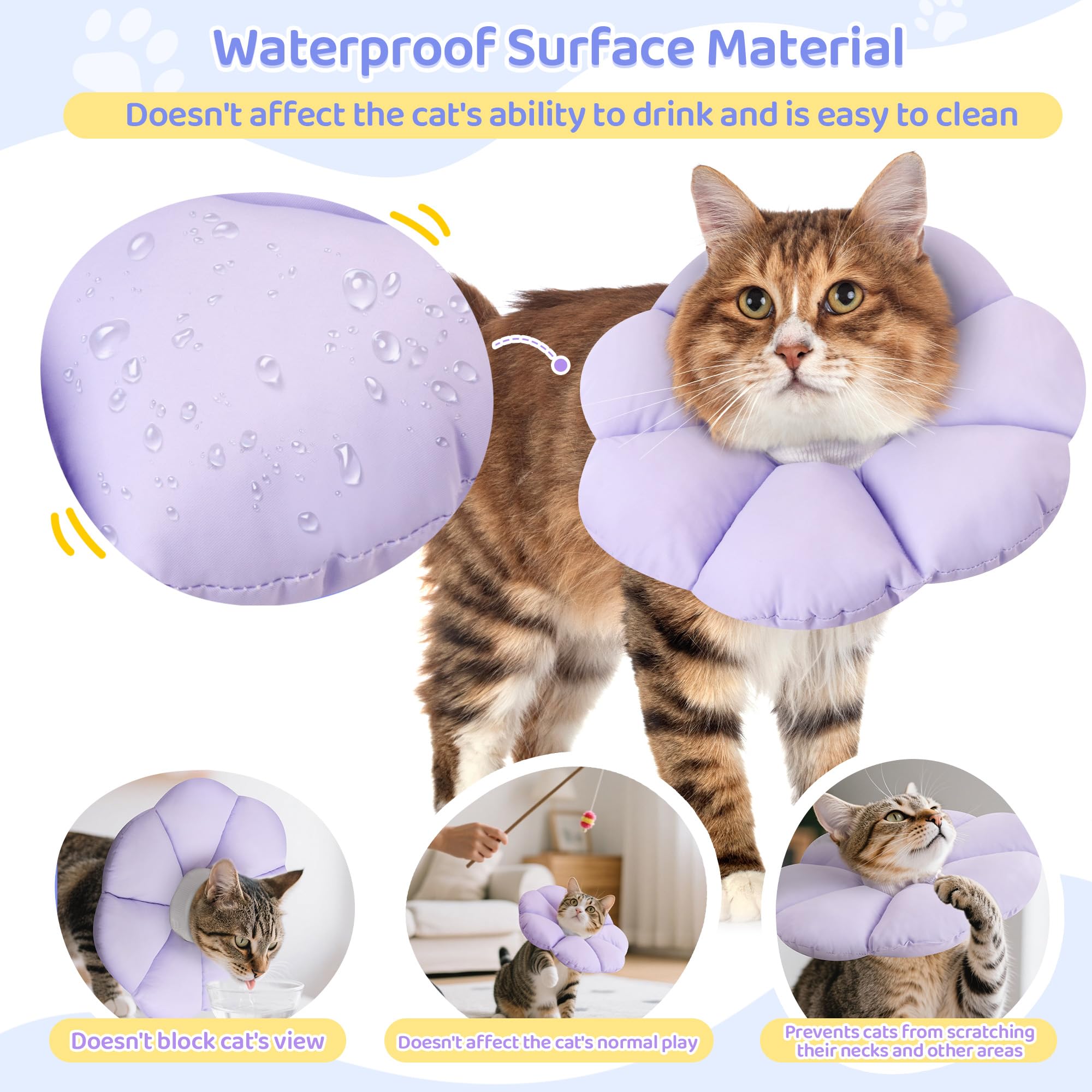 Wood Homing Cat Cone Collar Soft - Image 3