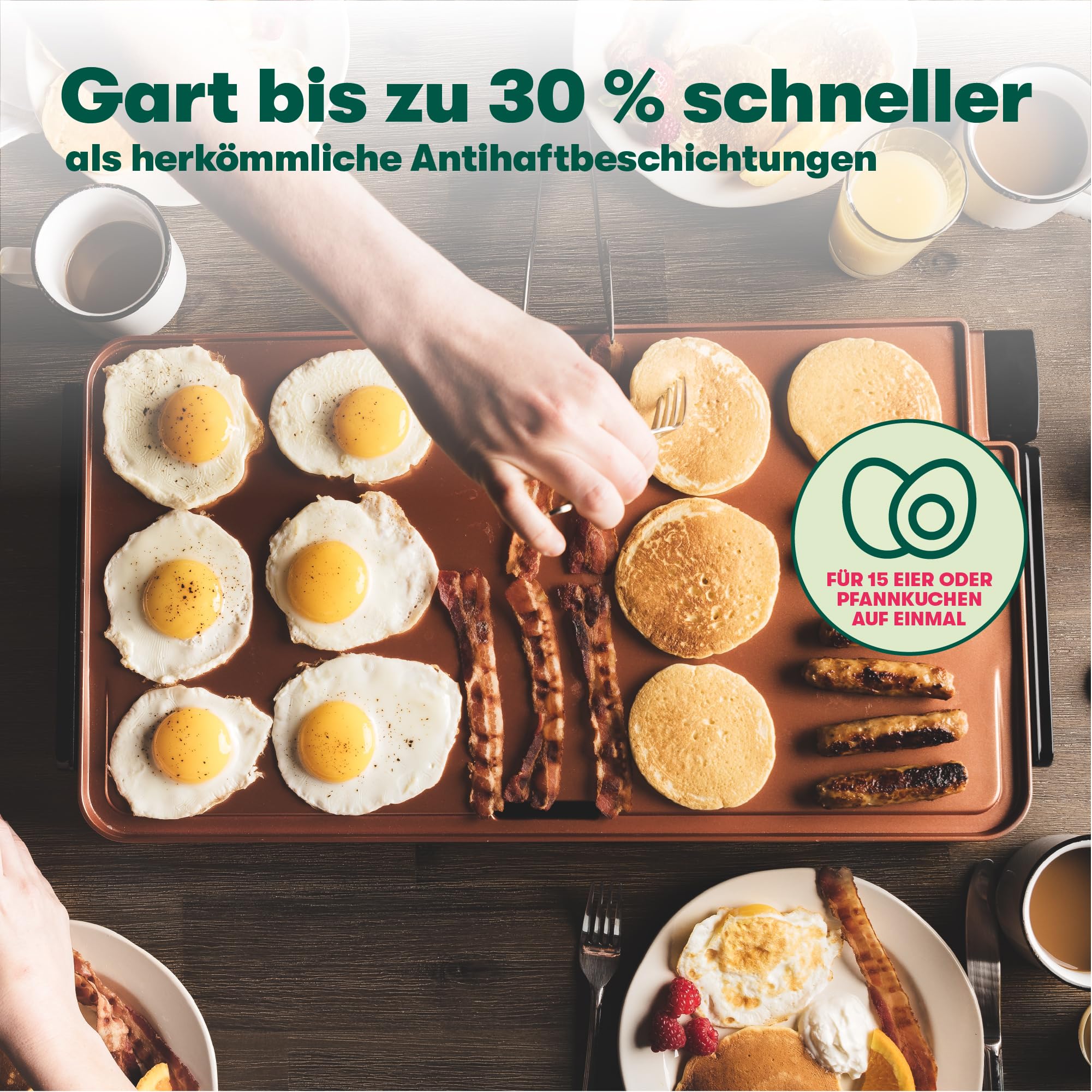 Bella XL Keramik-Titan-Elektrogrillplatte – Bild 4