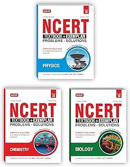 MTG NCERT Textbook + Exemplar Problem Solutions Class 11 Physics, Chemistry & Biology (Set of 3 Books) | Complete Solutions to All Objective & Subjective Questions Product Bundle – 8 May 2023