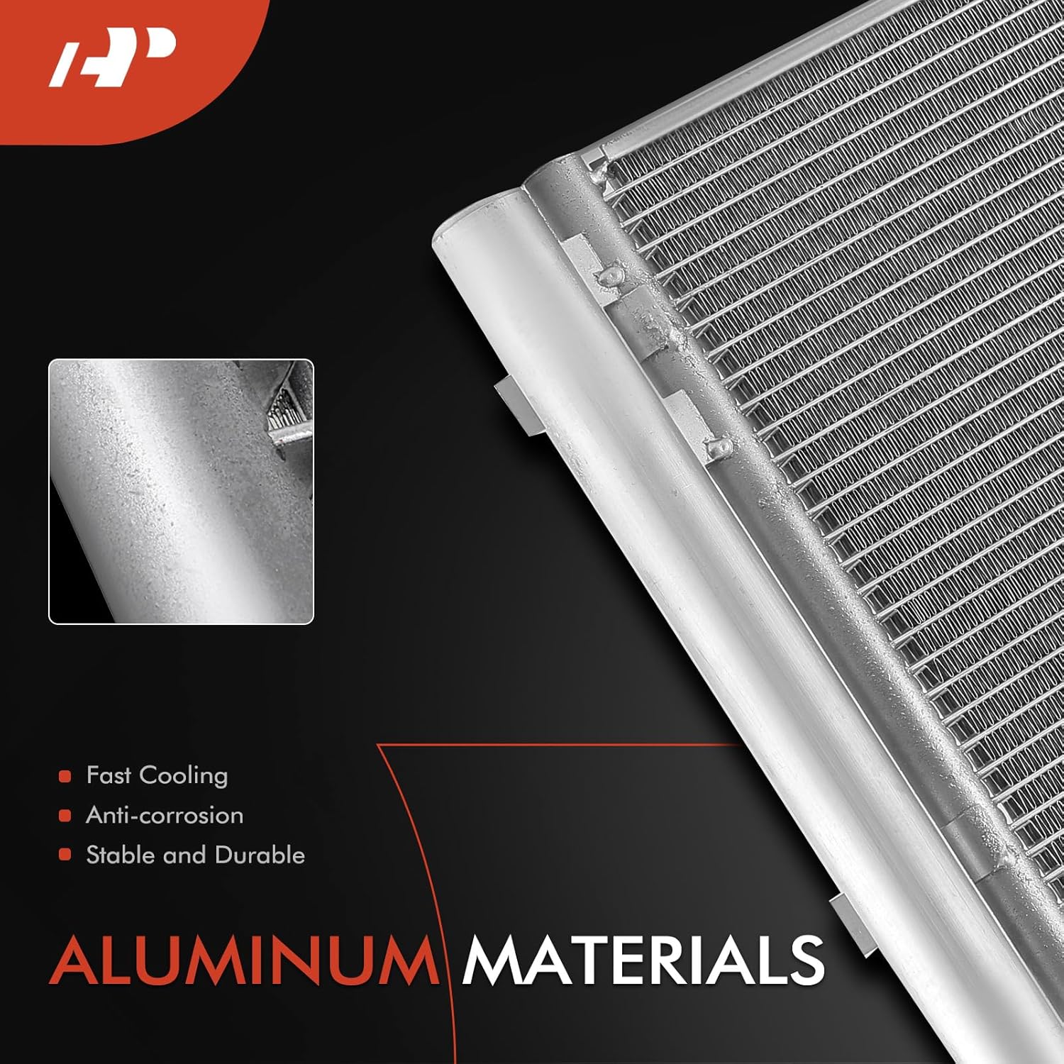 A-Premium Air Conditioning A/C Condenser Compatible with 2013-2015 Hyundai Elantra GT 1.8L 2.0L, Replace# 94606A5000