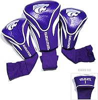 Vista 43 de Team Golf NCAA Numerado 1, 3 y X, se adapta a conductores de gran tamaño, utilidad, clubes de rescate y calles, forro de terciopelo para protección