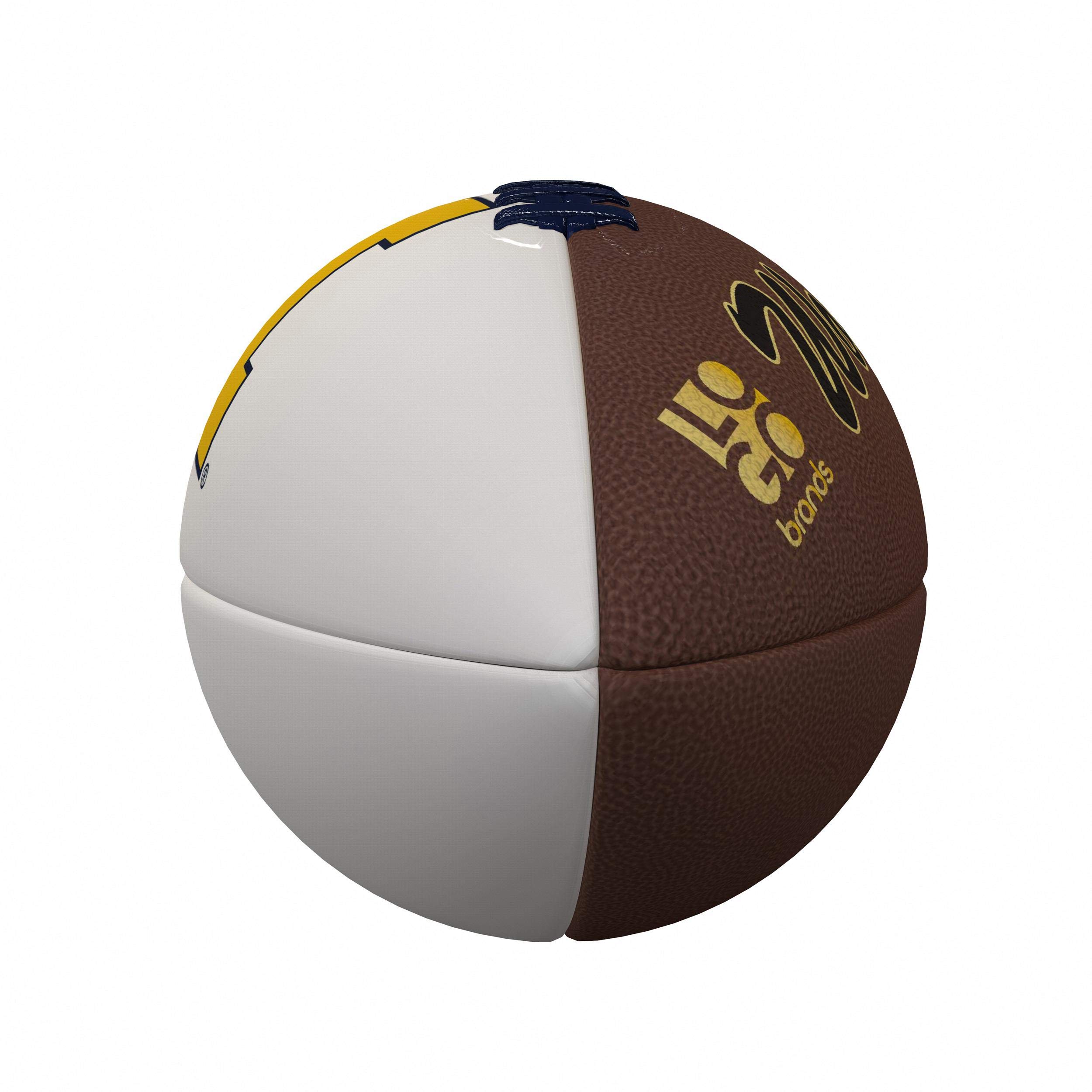 Logo Brands NCAA Michigan Wolverines Official-Size Autograph Football, Team Color