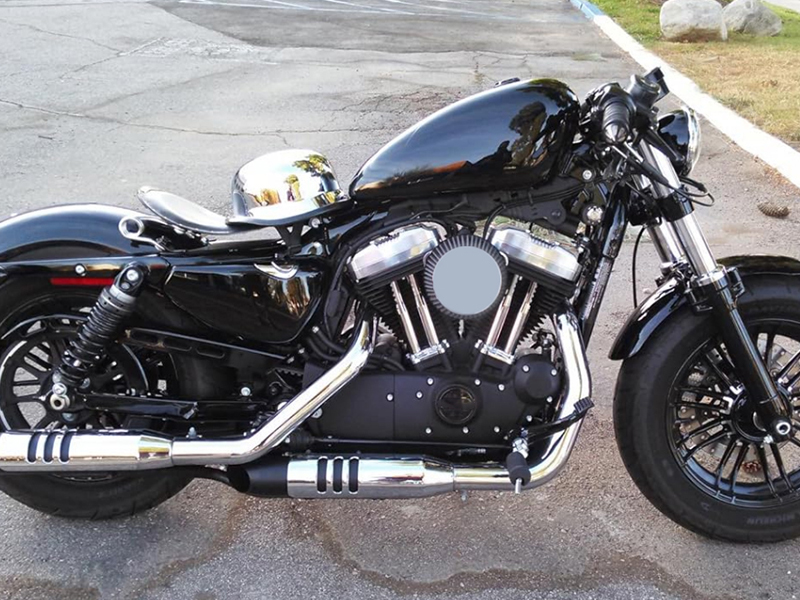 HARLEY-DAVIDSON 883R ブラックタンク Harley Davidson マットブラック 3.3ガロン EFI 燃料用タンク