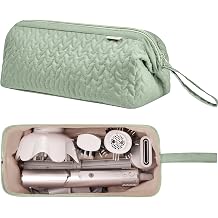 KarSyon Shark Flex Style Case for Dyson Airwrap Hair Dryer Brush Revlon Hair Tools Travel Bag Carrying Case Flat Curling Iron Organizer, Sage Green, Portability