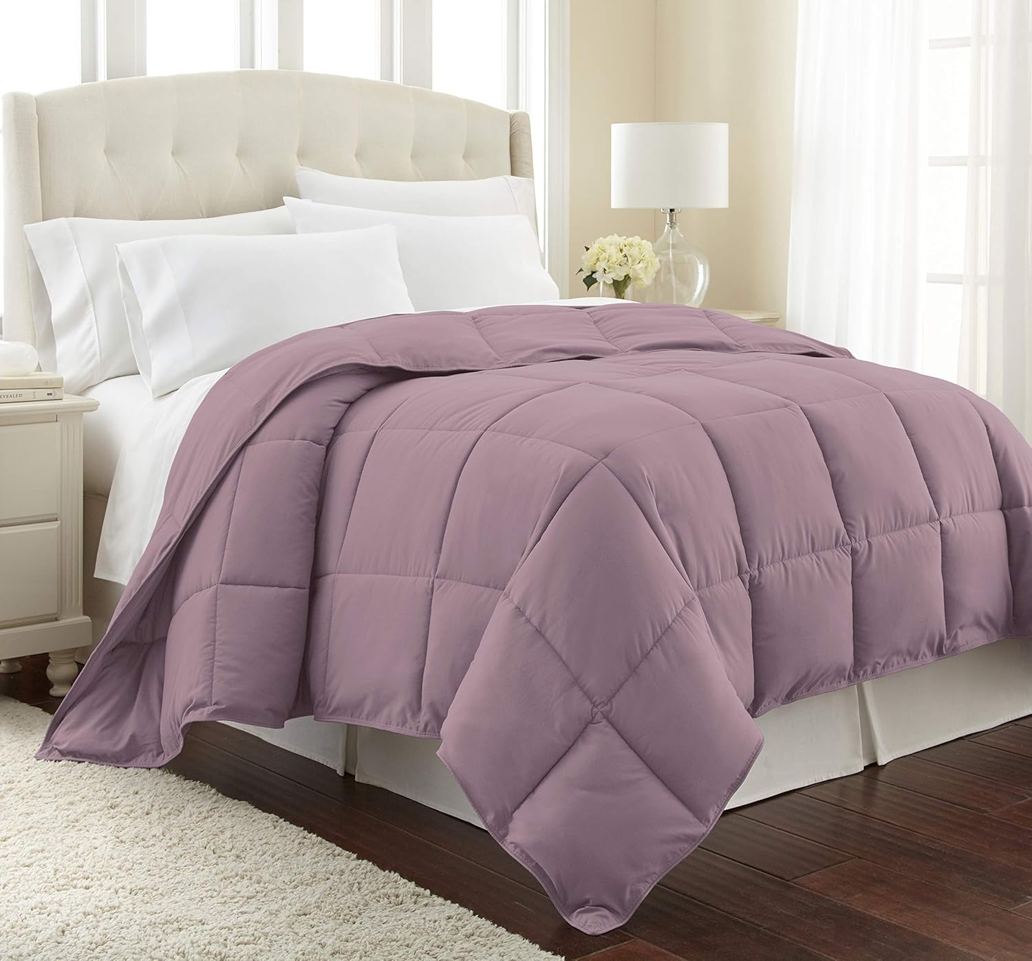 1-Pc Comforter Hotel Luxury– Full 82x86 Size 1-Pc Comforter 100% Egyptian Cotton, 600 Thread Count, 200 GSM Fiber Fill - Machine Washable, Taupe Solid