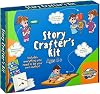 Story Crafters - Book Making Kit for Kids - with Custom Printed Hardcover Storybook - Write Draw a Storybook - Gift for Creative Kids - Novel Writing Starter - Book Maker Drawing - Now with Audio