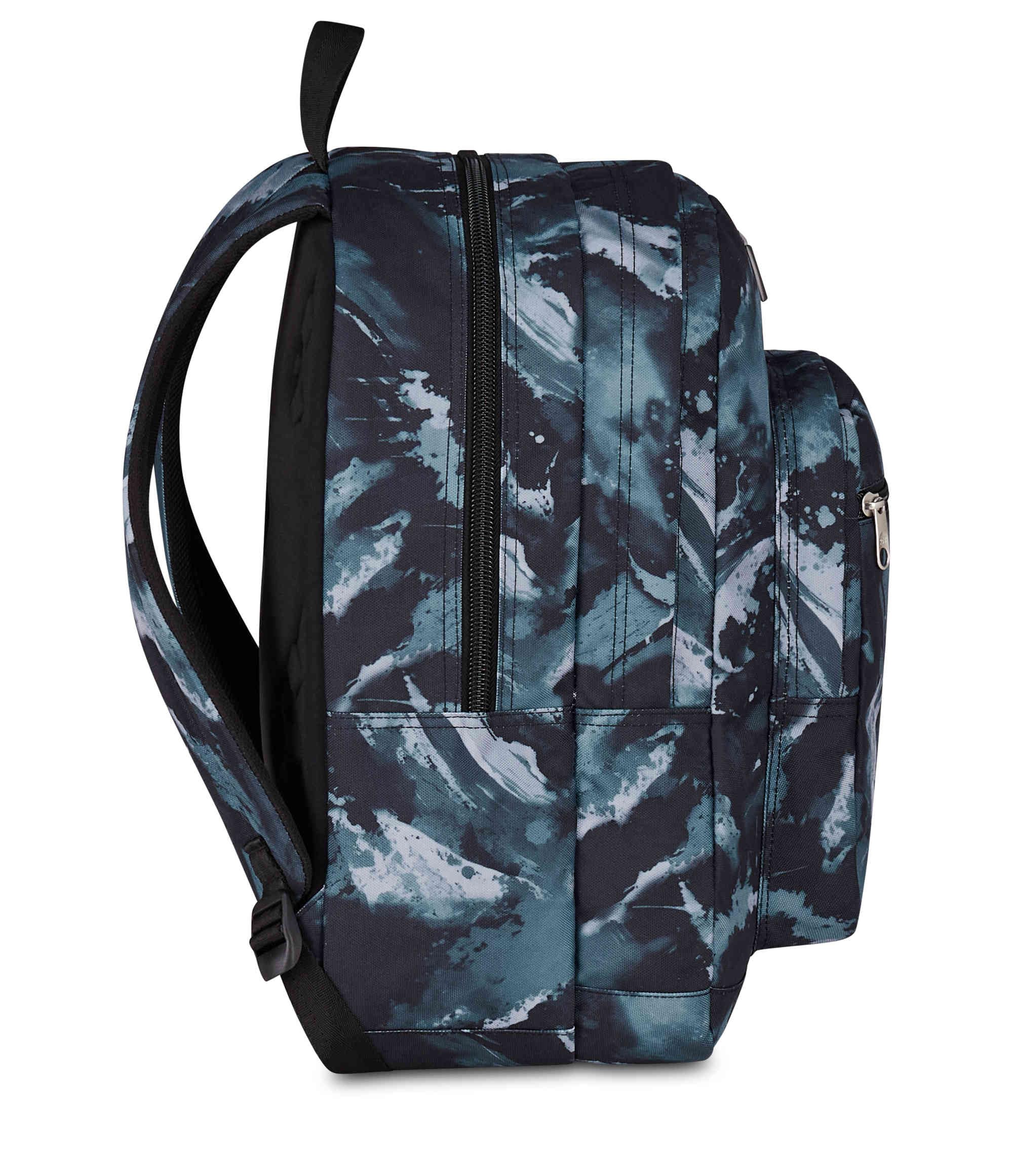 Seven Zaino Scuola FREETHINK, Doppio Scomparto, Grigio, 34 L, Scomparto porta pc ablet, Tasche multifunzione, Tasca laterale porta borraccia, Scuola media e superiore, Bambini, Ragazzi
