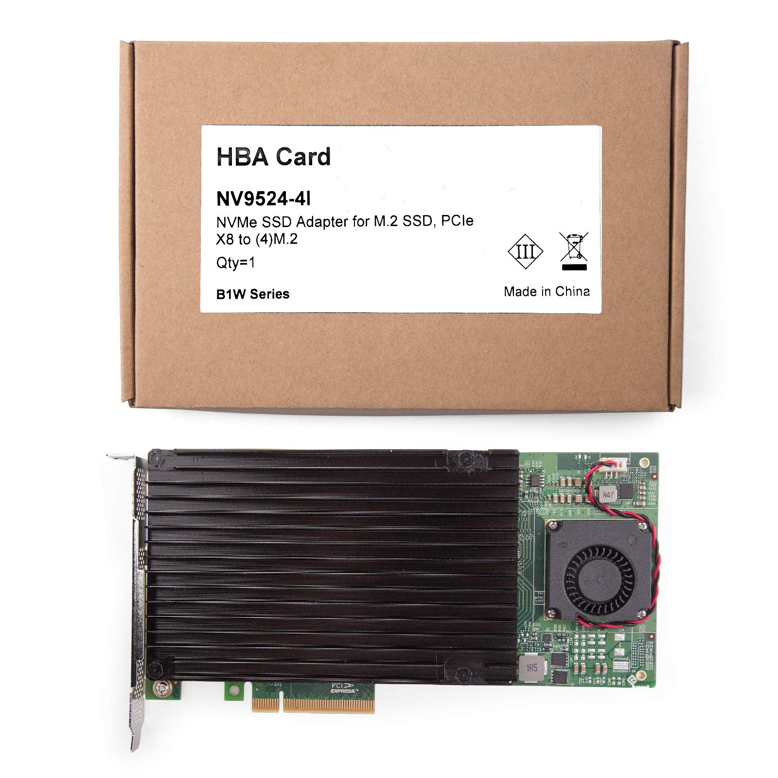10Gtek U.2 SSD, X8, SSD アダプタ, PEX-8724 10GTEK Placa SSD PCIe 3.0 x8 NVMe, expansão M.2 U.2 de 4 portas