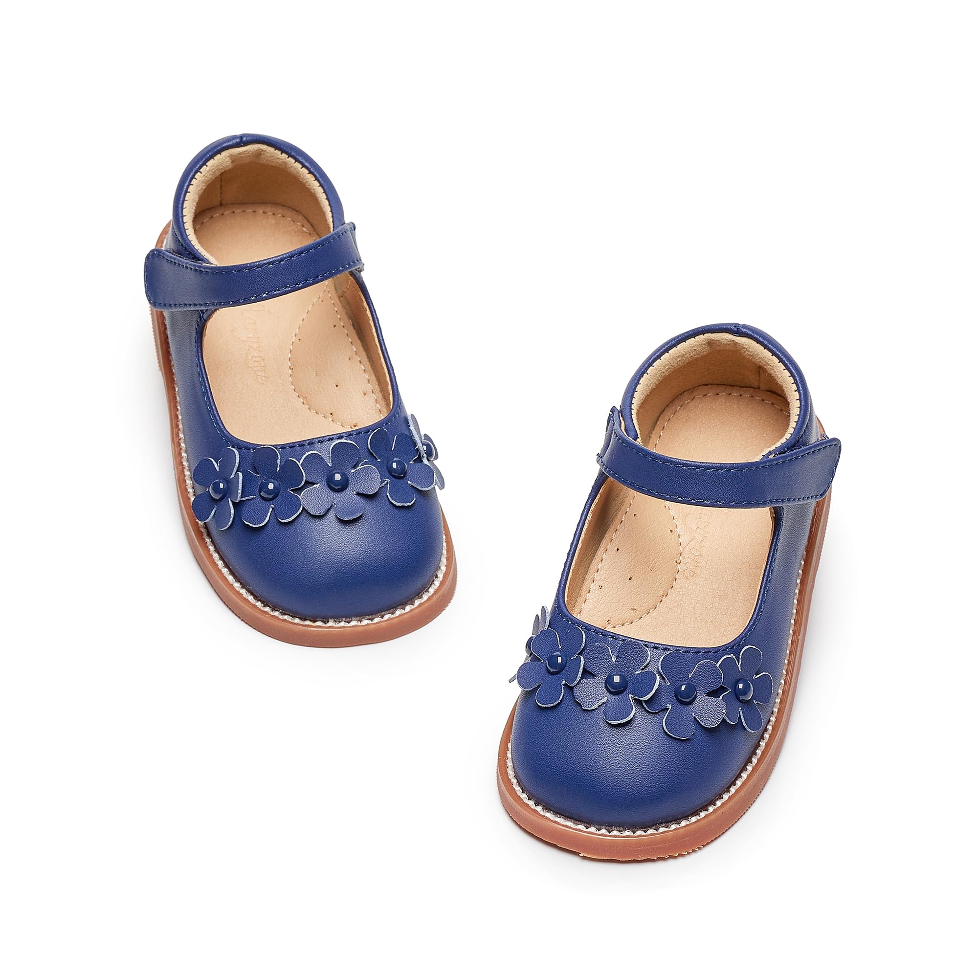 Flaryzone Toddler Girls Mary Jane School Uniform Oxfords Dress Shoes Flats
