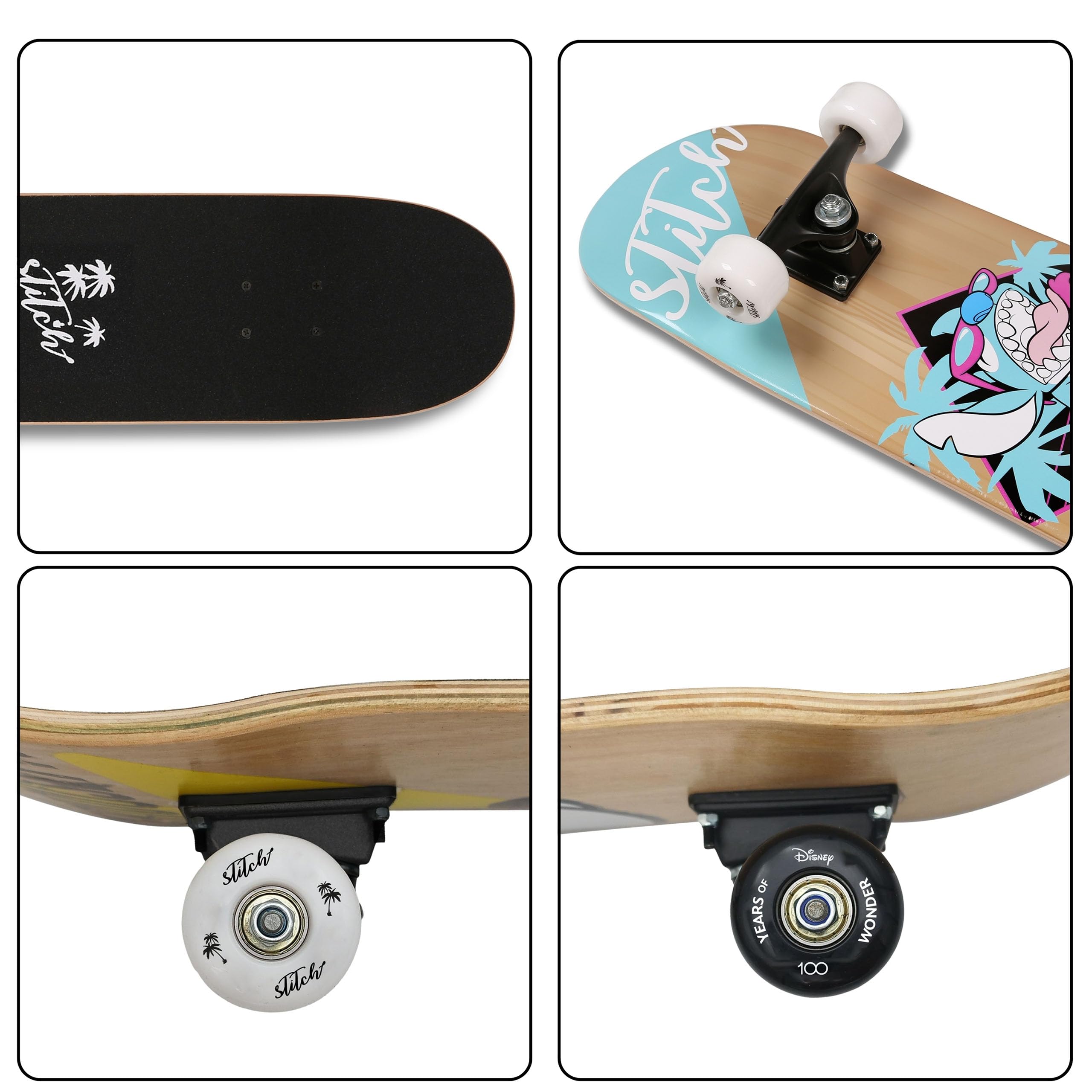 Paw Patrol Chase Planche à roulettes en Bois 61cm, Planche antidérapante 20-50kg