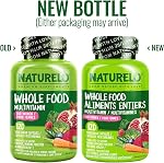 NATURELO Multivitamine alimentaire pour les femmes - avec des vitamines, minéraux, & Extraits organiques - Supplément pour l'énergie et la santé cardiovasculaire - Sans objet GMO - 120 Gélules de végétaliens