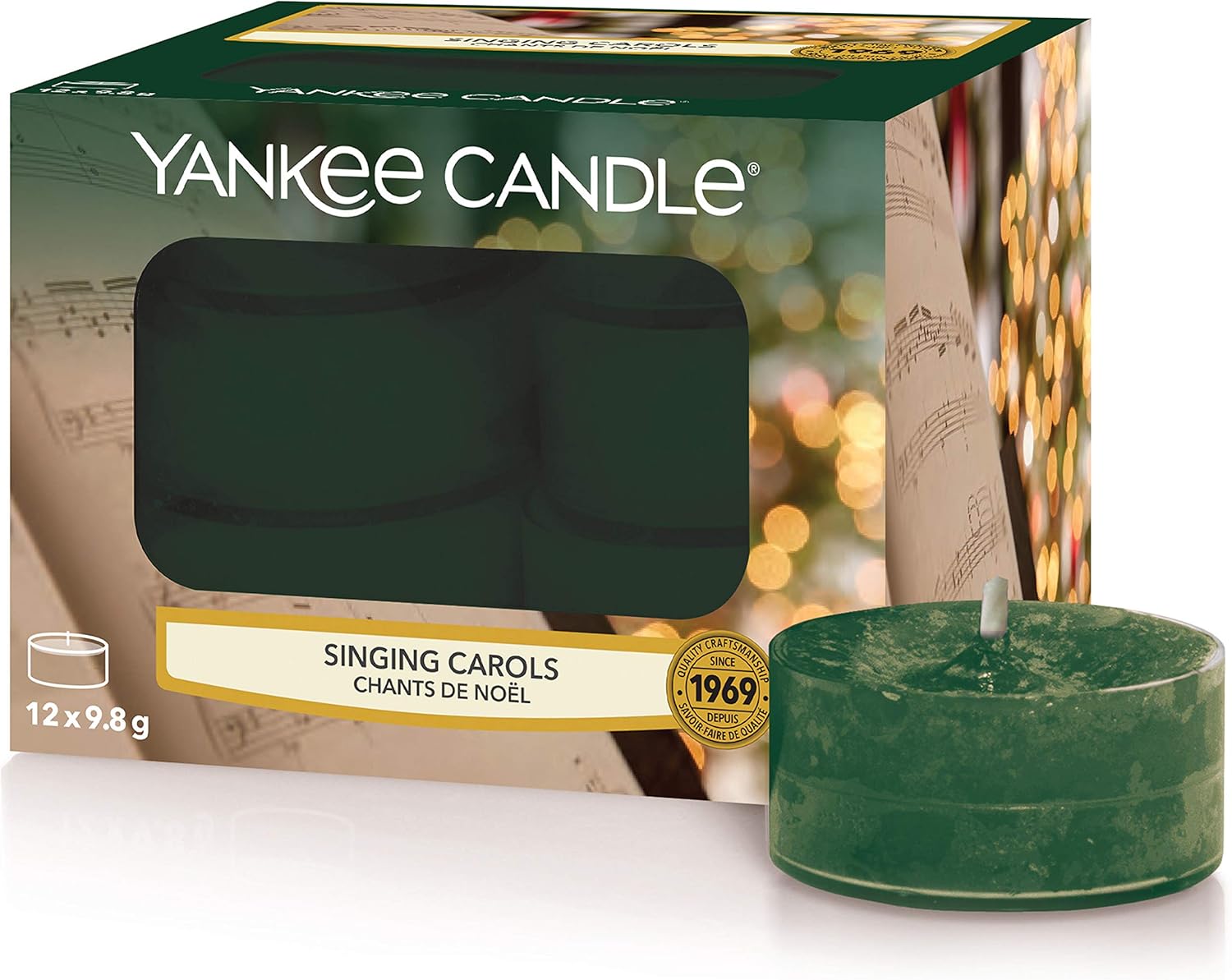 Yankee Candle Scented, Tea Light Candles (x 12), Singing