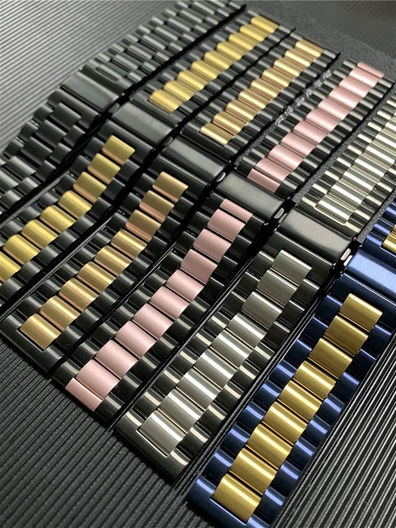 Braccialetto in Metallo Solido per Cinturino da Orologio, Sostituzione del Cinturino in Acciaio Inossidabile a Rilascio rapido 20 mm 22 mm Bracciale