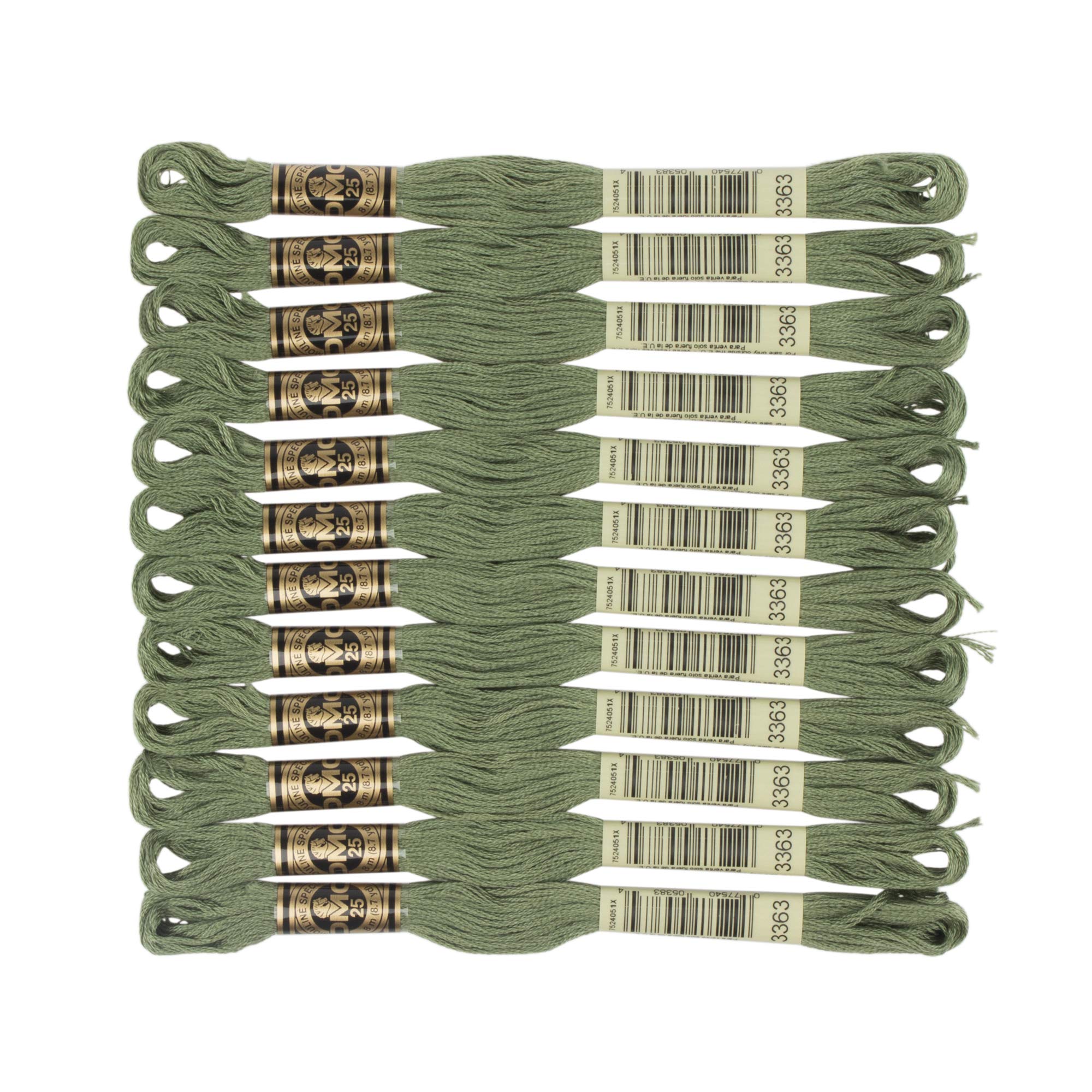 DMC 6-Strand Embroidery Cotton Floss, Medium Pine Green