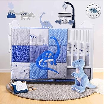lambs and ivy dinosaur crib bedding